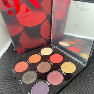 9N Eyeshadow Palette - Bold Red, Gold, and Purple Hues